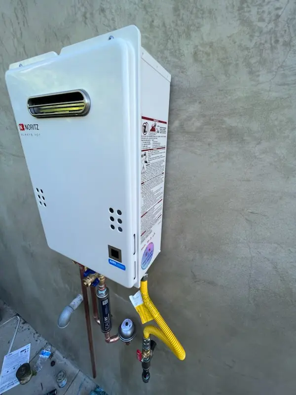 Tankless water heater installation for Carters Corner homes